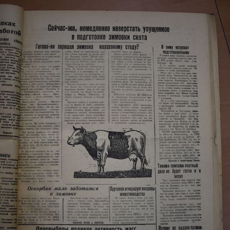 Кабанская районная газета "Байкальские огни" 1934 год (Тогда ещё "Сталинский Путь")