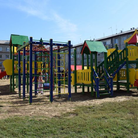 Открытие детской площадки в п. Каменск Кабанского района.