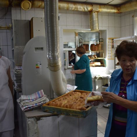 В пекарне в Доме быта п. Селенгинска.