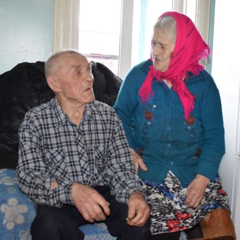 Жители Таракановки Филипп Платонович и Зоя Григорьевна ТАРАКАНОВСКИЕ живут вместе 67 лет.