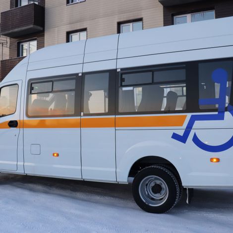 Автомобиль мобильной бригады Кабанского района Бурятии.